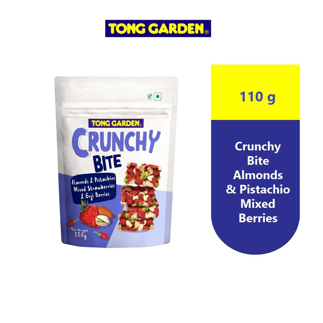Tong Garden Crunchy Bite Almonds & Pistachios Mixed Berries 110g Lazada