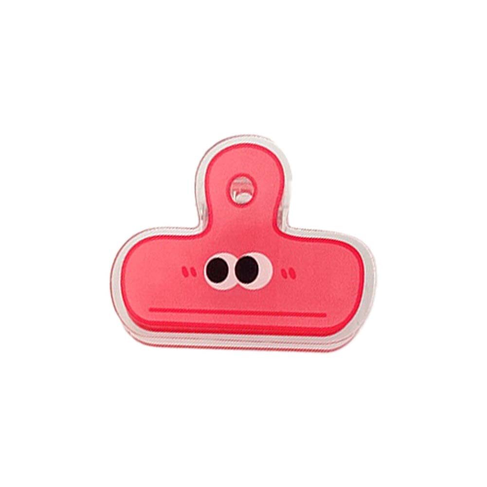 Cute Emoji Paper Holder Cartoon acrylic clip hand account student stationery test paper clip hand account clip