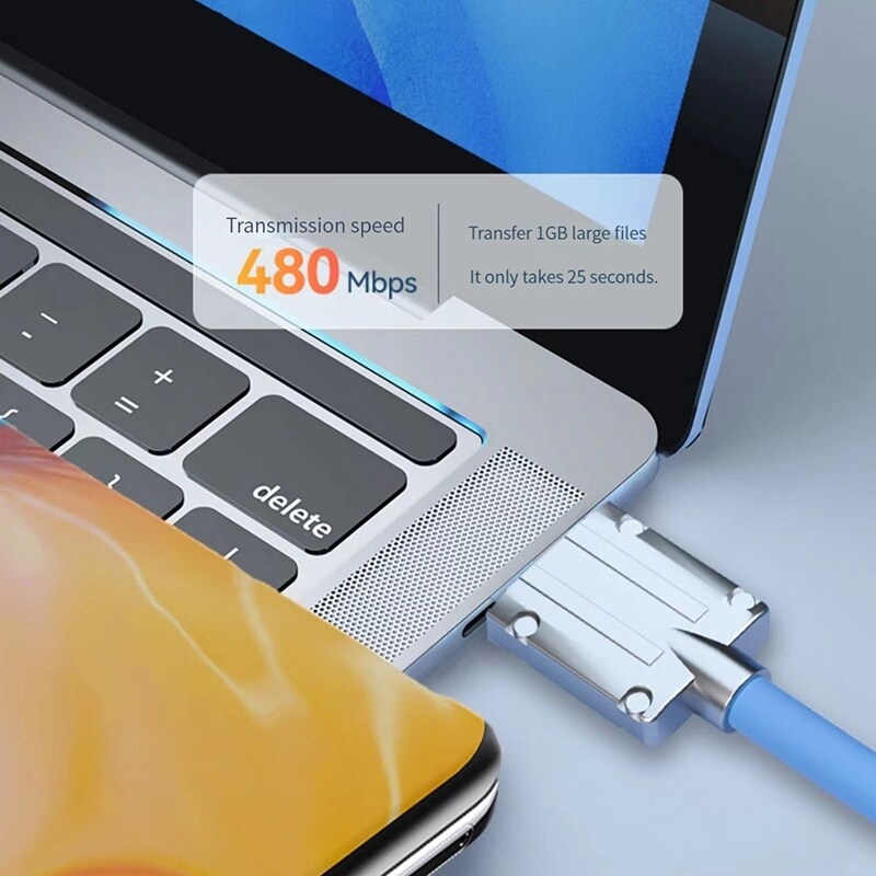 [A NEW] 6A Type c To USB A Data Cord 120WFast ChargingforXiaomi Silicone Soft Wire for MobilePhone
