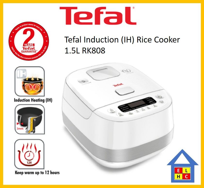 Tefal Induction (IH) Rice Cooker 1.5L RK808 | Lazada