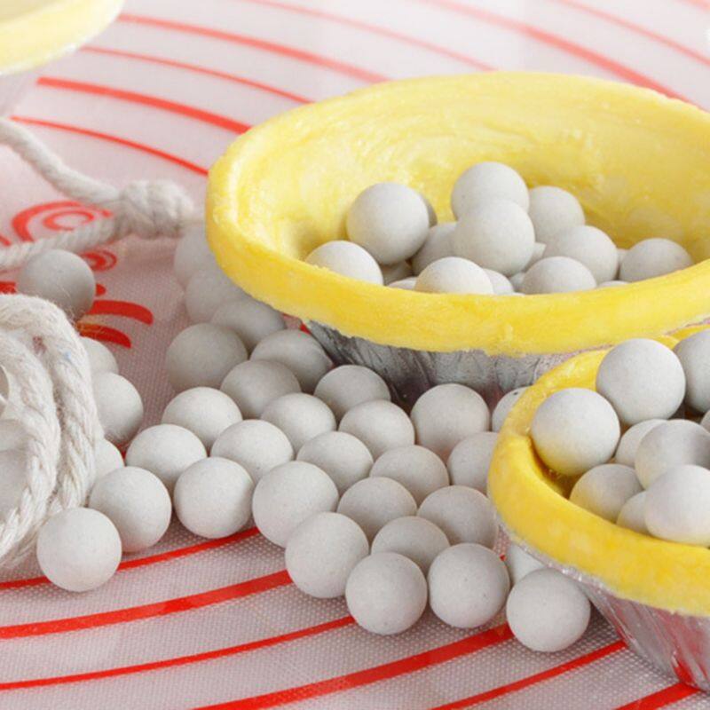 Hạt Đậu Nướng Bánh Cordierite 500G Đá Ép Trọng Lượng Kèm Túi Đựng, Nhiệt Độ Cao