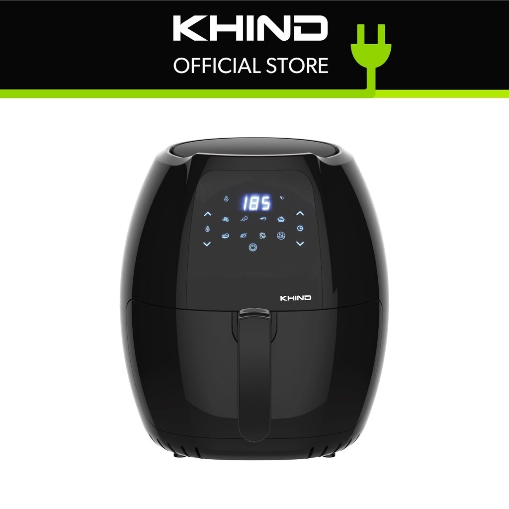Air fryer┅ Khind 7.7L XXL Panel Digital Air Fryer ARF77D Lazada