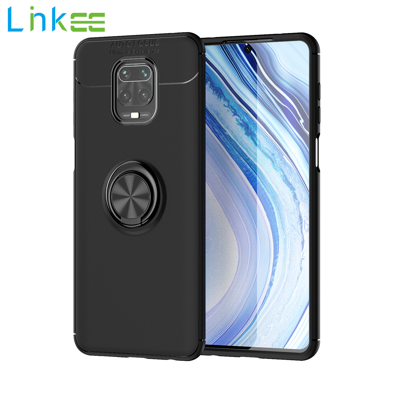 For Xiaomi Redmi Note 9s 9 Pro Max 9A 9C Phone Case, Luxury Colorful Soft Silicone Cover Metal Ring Casing