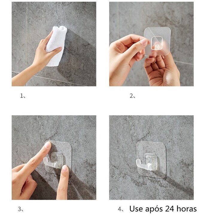Hook Adhesive Wall Transparent Multifunctional Adhesive/Strong Bonding Strength/Hook/Wall Hook