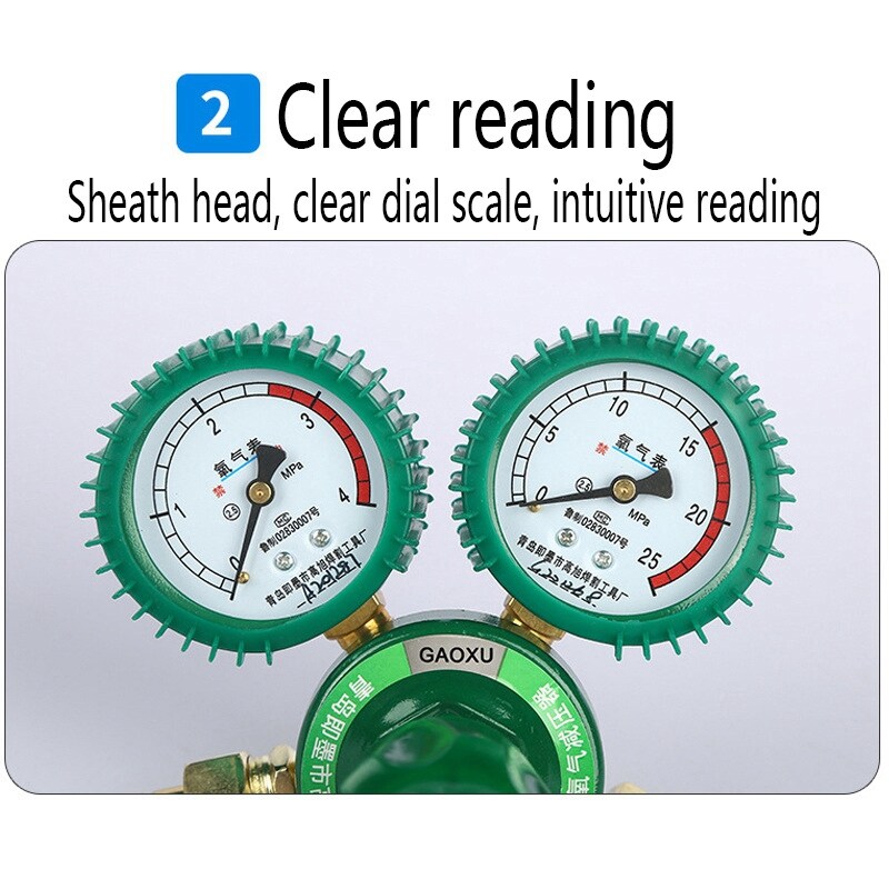 Oxygen Gas Bottle Regulators O2 Reducing Pressure Inhaler Acetylene