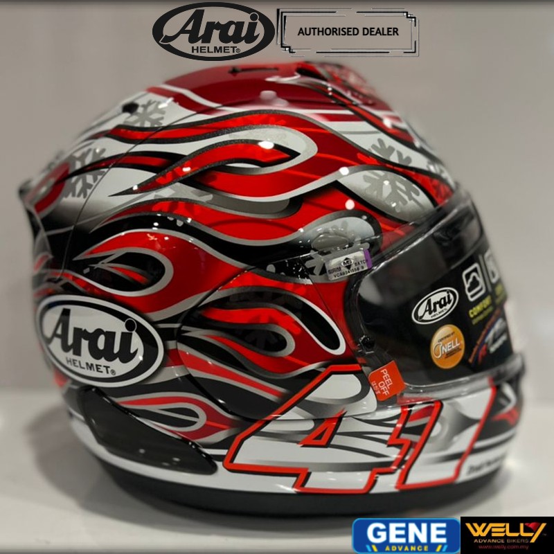 ARAI Rx7x Haga GP Top Performance Full Face Helmet 100% Original