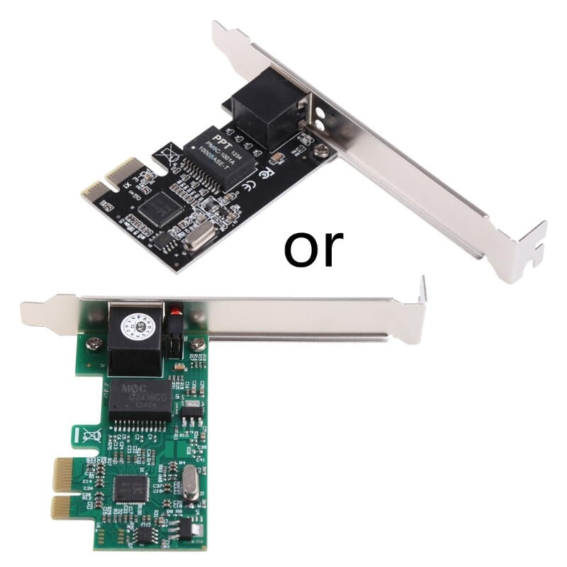 Pci-e rj45 gigabit ethernet network card rtl8111c chip 10/100/1000mbp fast network adapter card