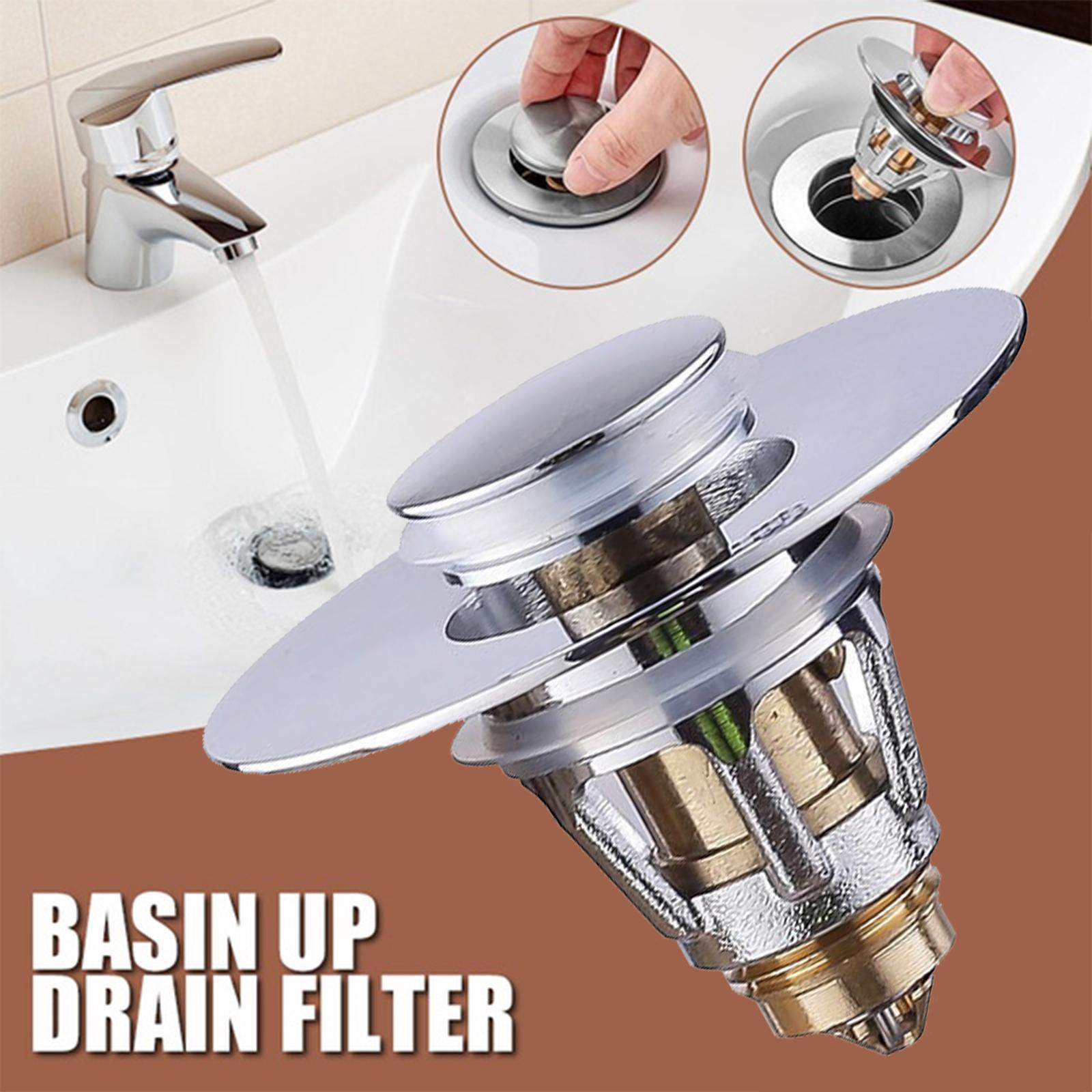 Universal Wash Basin Bounce Drain Filter Pop Up Basin Bounce Core ...