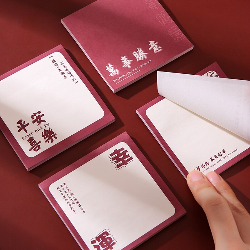 50 Tờ Giấy Ghi Chú Lời Chúc Giấy Ghi Chú Sáng Tạo Dính Chắc