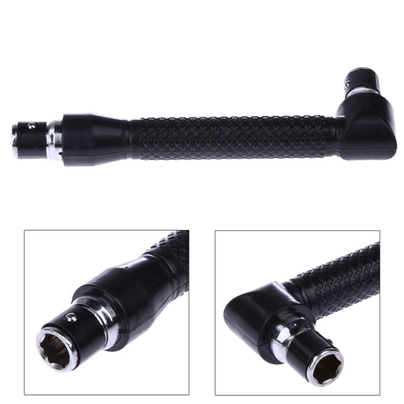 L-shape Mini Double Head Socket Wrench Suitable for Routine Screwdriver Bits Utility Tool