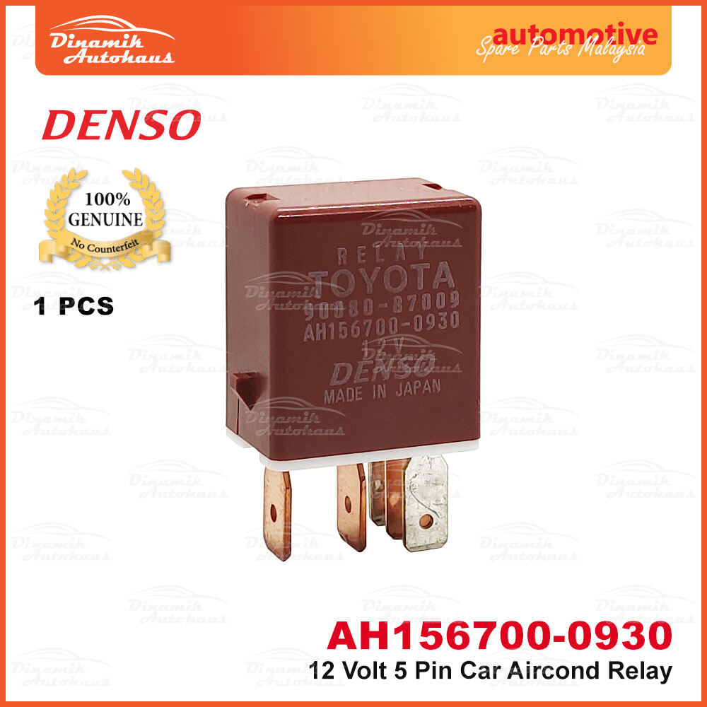 Toyota Car Aircond Fan / Air Conditioner 5 Pin Relay 12 Volt Denso