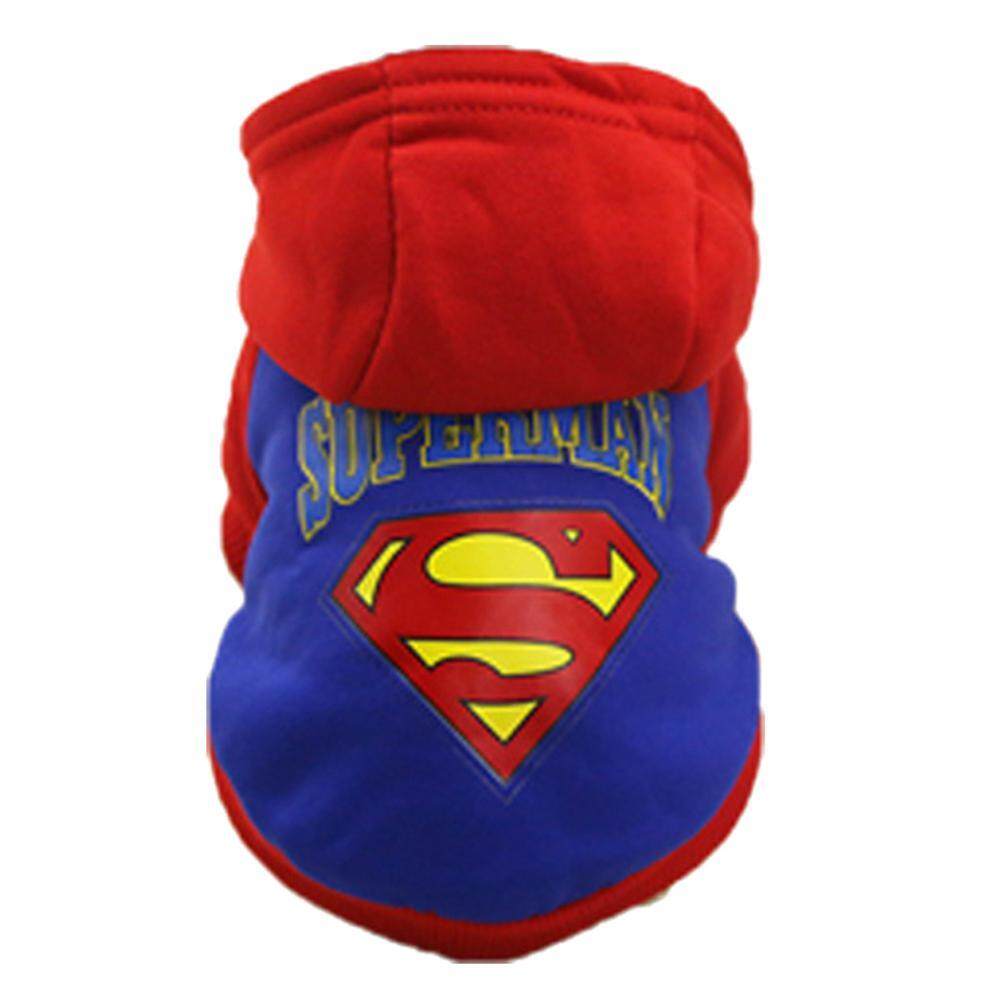 Bumblebaa Dog Clothing Big Dog Clothes Pet Products Large Dog Sweater Clothes Autumn And Winter New Cap Superman By Bumblebaa.