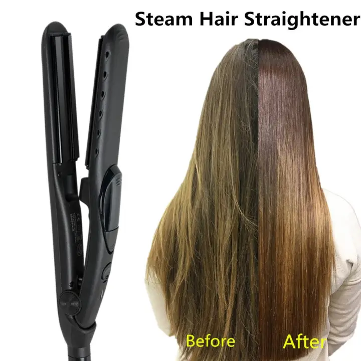 professional hair salon steam straightener