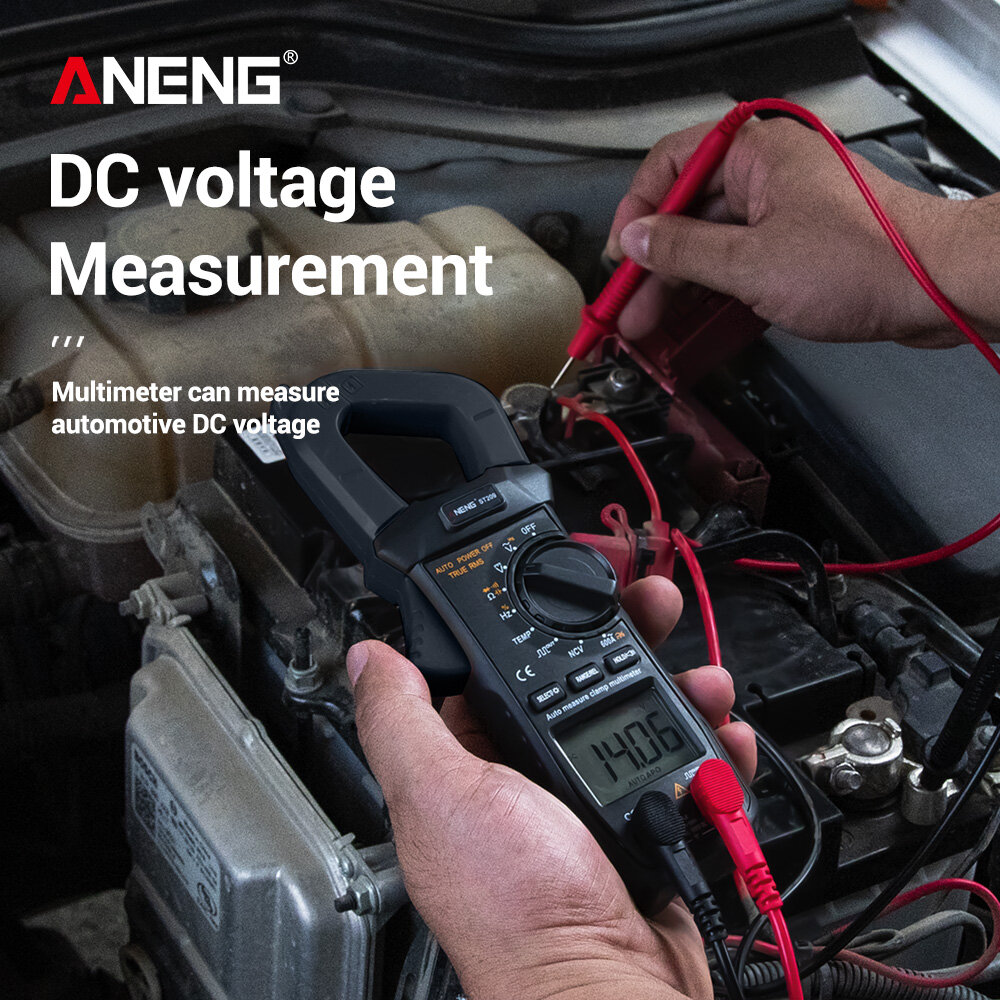 Kẹp Kỹ Thuật Số Aideepen ST209, Kẹp AC/DC Meter, Vạn Năng