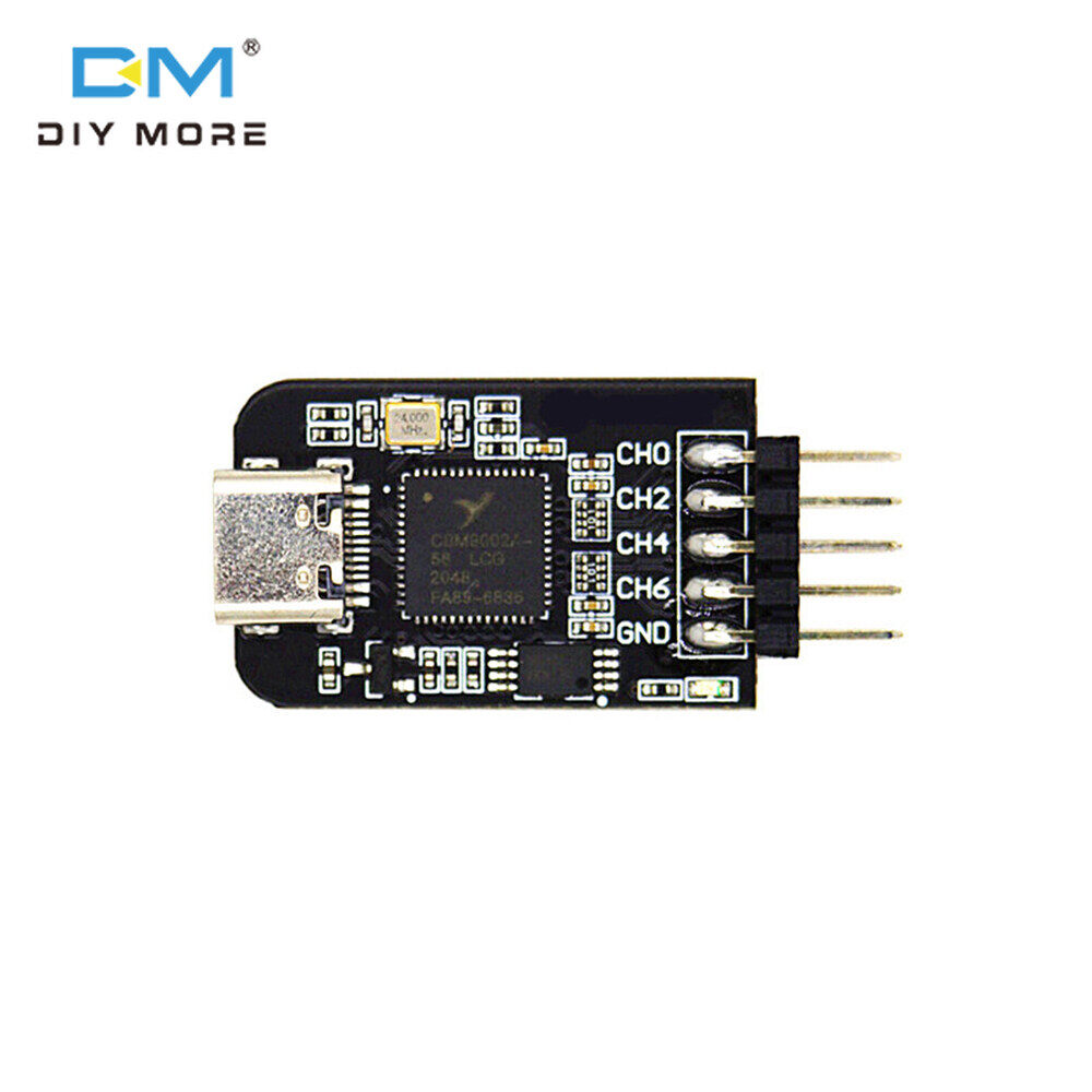 diymore Máy Phân Tích Logic Mini Công Cụ Gỡ Lỗi MCU ARM FPGA Giao Diện Type-C Bảng Phát Triển 8 Kênh Lấy Mẫu 24M/Đốt/Mô Phỏng/Lập Trình Viên