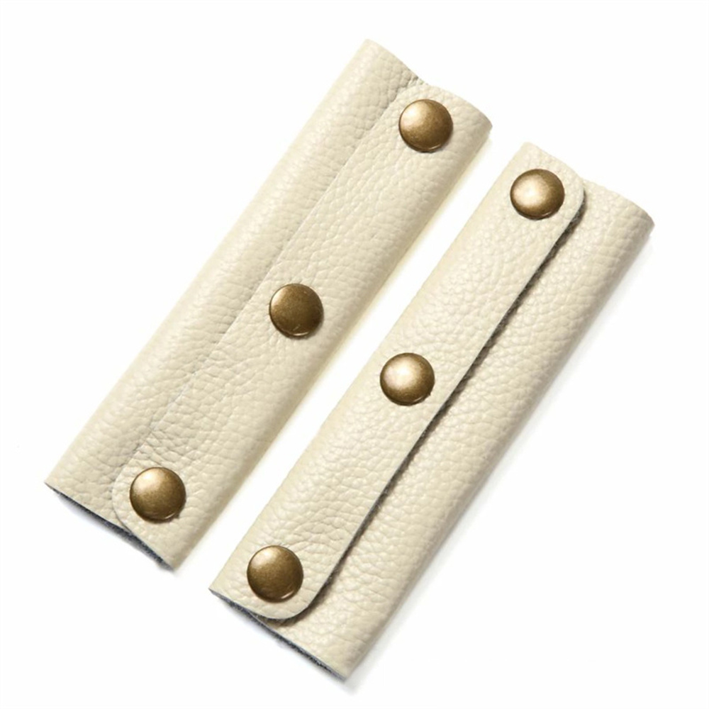 Suitcase Grip Protective Cover Luggage Bag Handle Wrap Leather Anti-Stroke Stroller Shoulder Strap Pad Luggage Bag Grip Leather Grip