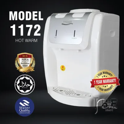 INDAH Mild Alkaline Water Dispenser Hot & Normal Model: 1172 With 4 Korea Water