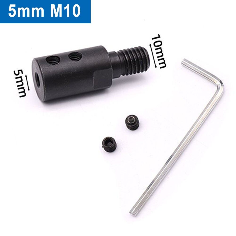 1Pc M10 Adapter 5-14mm Connecting Rod Fittings Replacement Steel Durable