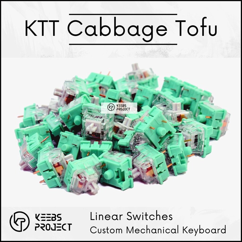 [READY STOCK] KTT Cabbage Tofu V2 (Newest) Linear Switch 3 pin Ready
