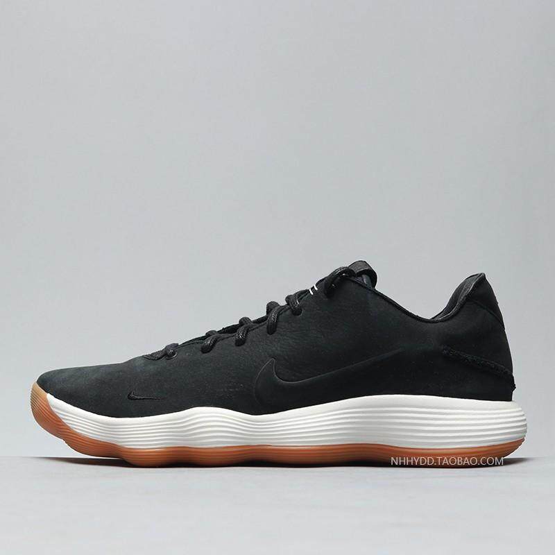 Maopan Asli Fashion Nike Hyperdunk 2017 Low Hitam Baku Kulit Low Top Bola Basket Santai Sepatu