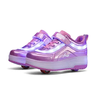 pink led shoes