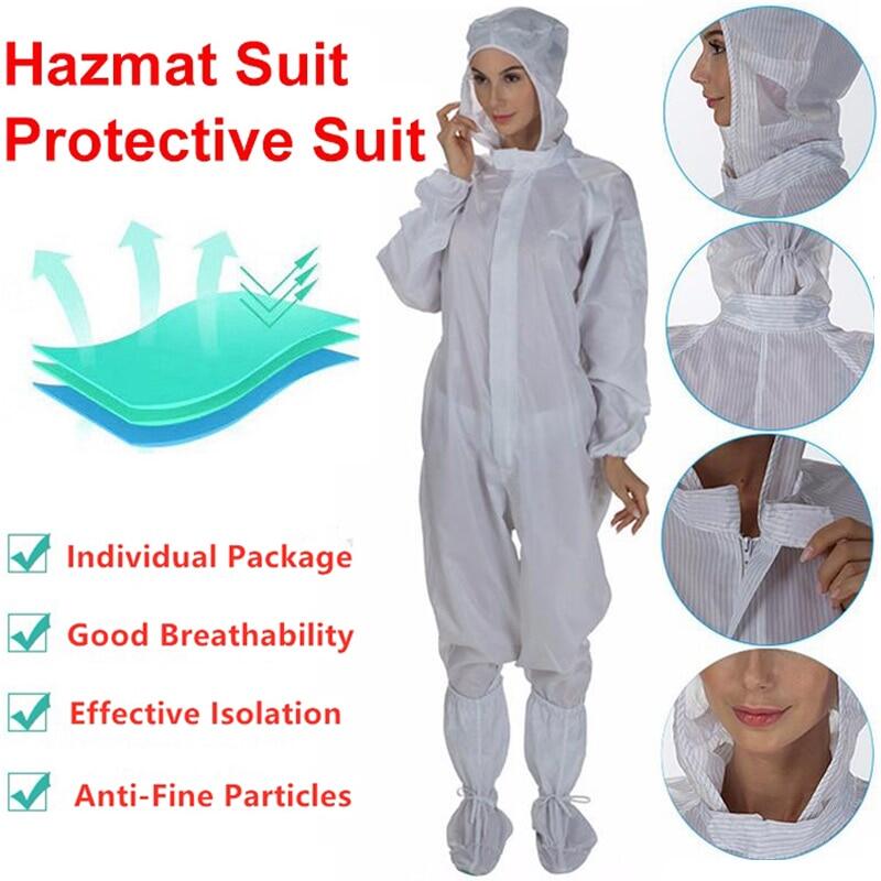 Disposable Protective Coverall Hazmat Suit Antivirus Coveralls for Medical Use Factory Hospital Safety Clothing