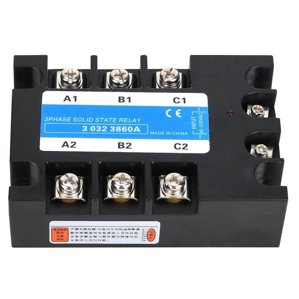 Three Phase Solid State Relay 80-250VAC Input SSR3 AC-AC Electrical Equipment for CNC Machinery