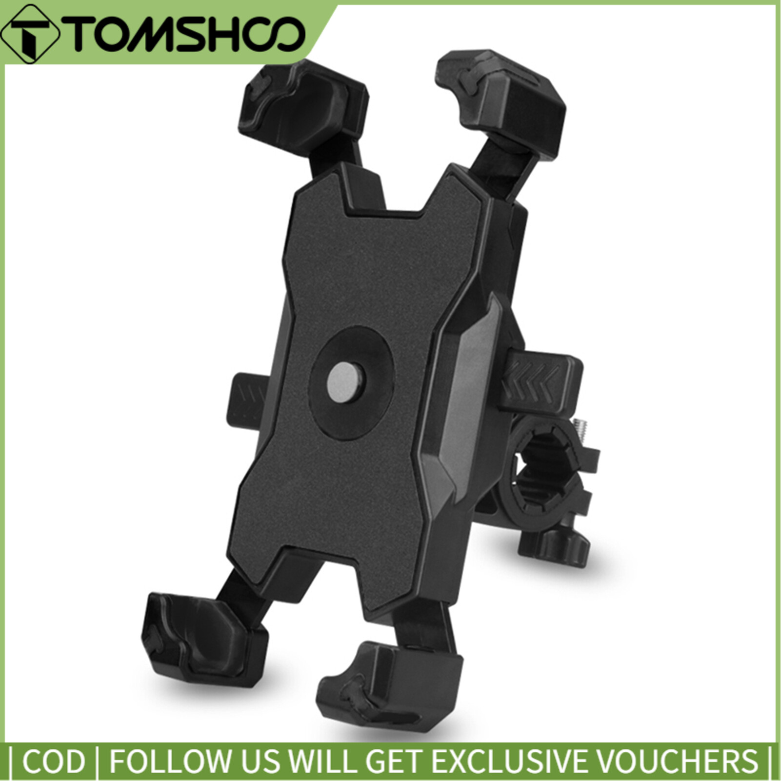 Quick Lock Bicycle Mobile Phone Holder 360° Rotation Adjustable Motorcycle Phone Mount Rear View Mirror Phone Bracket for Mountain Bike Road Bicycle