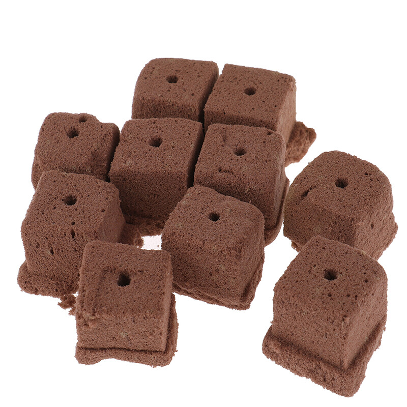 HONG 10Pcs rockwool hydroponics grow starter cubes