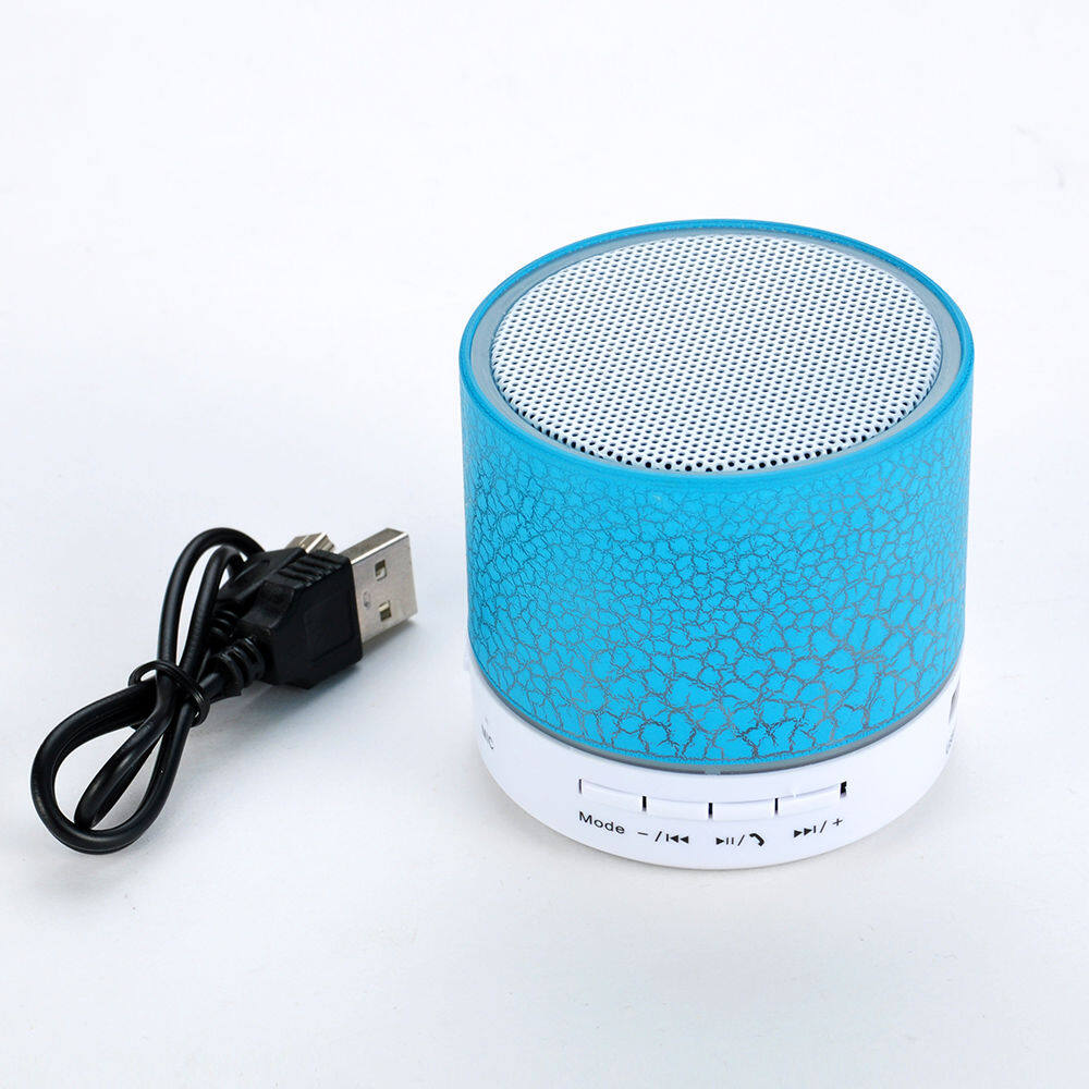 Mini bluetooth lautsprecher speaker box mp3 radio tf usb handy tablet led light