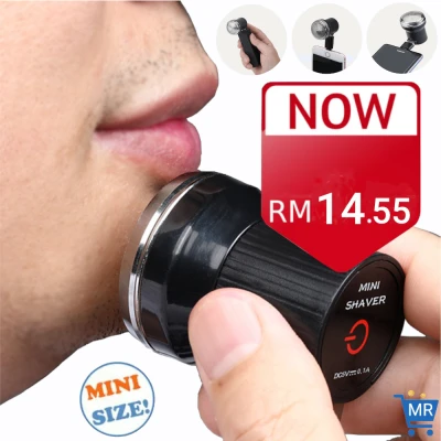 【Crazy Sale】Mini Shaver Men Women Portable Usb Men Machine Three Blades Mini Electric Shaver Machine Shaver Malaysia Trimmer Shaver Hair