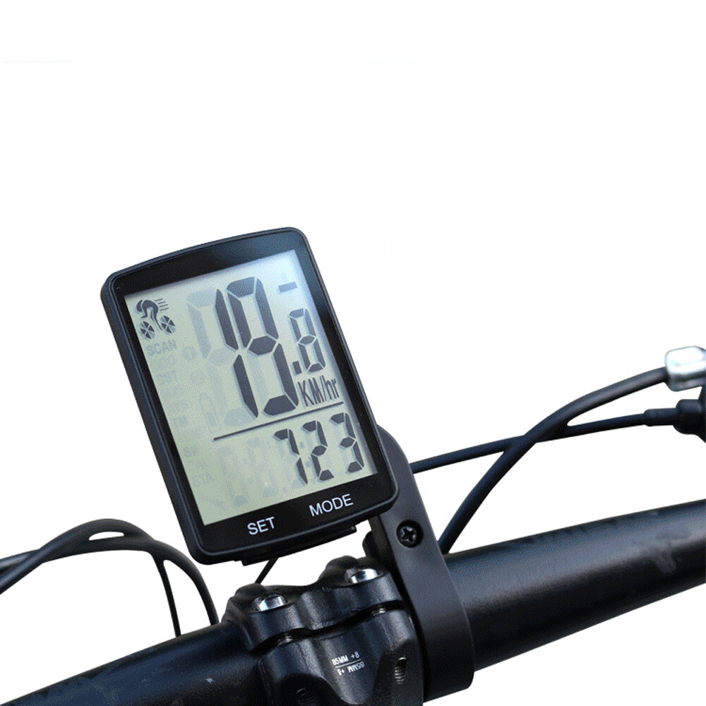TOMSHOO Màn Hình LCD Đa Chức Năng Đồng Hồ Xe Đạp Không Dây Xe Đạp Không Thấm Nước Đồng Hồ Đo Tốc Độ Xe Đạp 2.8Inch Không Thấm Nước