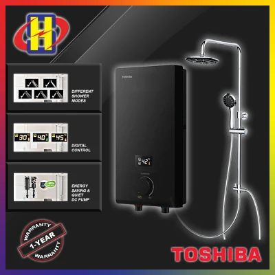 Toshiba Water Heater DSK38ES3MB-RS Instant Electric With Pump And Rain Shower Water Heater 热水器