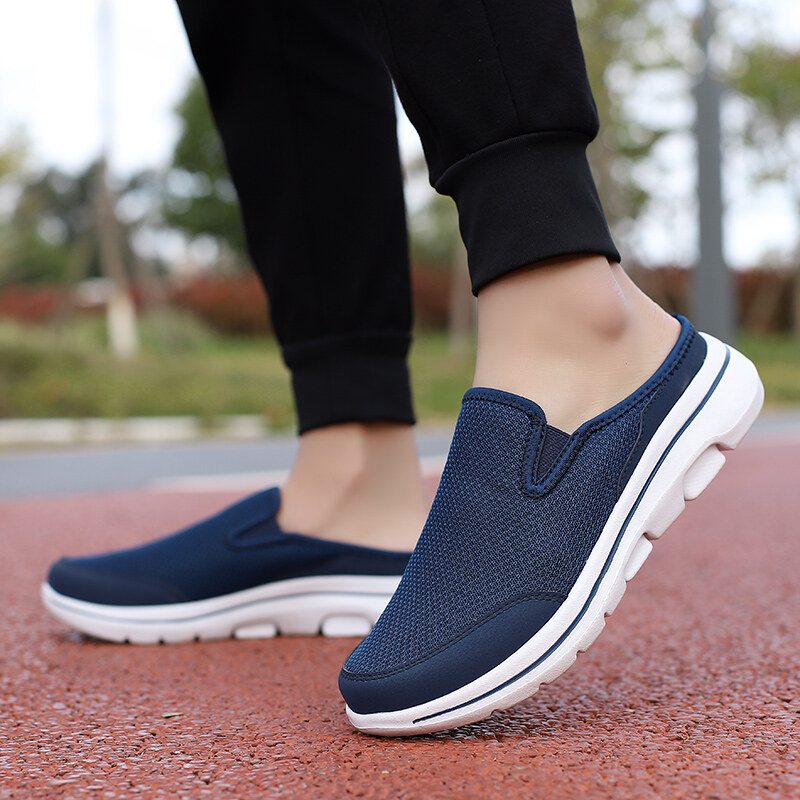 Fitflop Sling Mens dệt Toe-Bài dép
