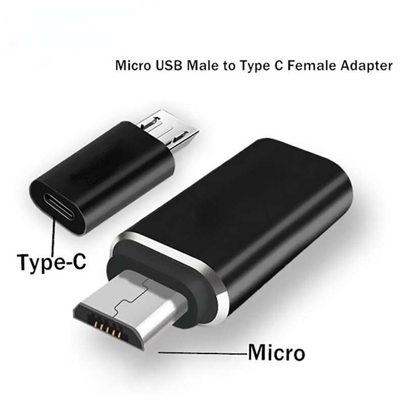 Atoshin Bộ Chuyển Đổi Sạc Bộ Chuyển Đổi Điện Thoại Android Sang Đèn Type-C Cho iPhone Bộ Chuyển Đổi Đầu Cắm Micro USB USB C