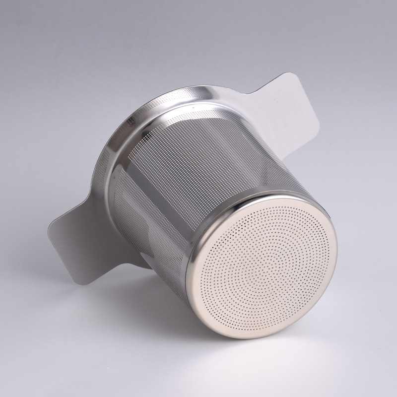 【88HomeStore】304 Stainless Steel Fine Mesh Double Handle Tea Maker Coffee Filter Tea Maker Cup Hanging Loose Leaf Tea Strainer