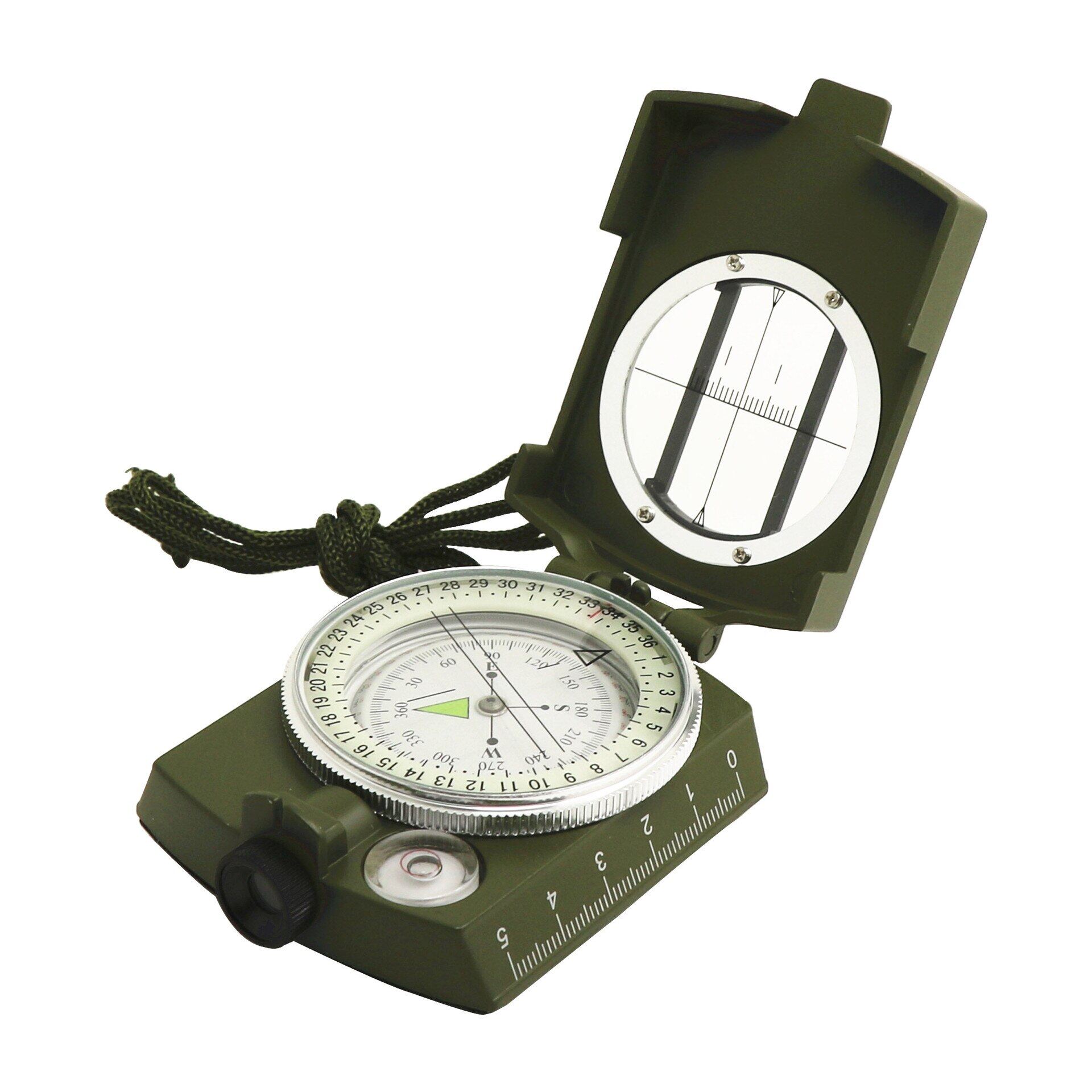 K4580 High Precision American Compass Multiftional Green Compass North Compass Outdoor Noctilucent