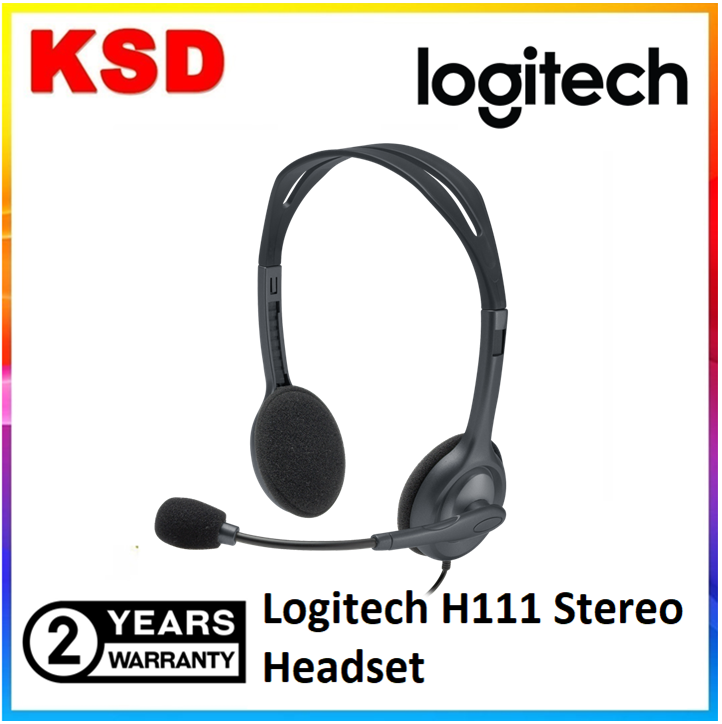 logitech h111 stereo headset