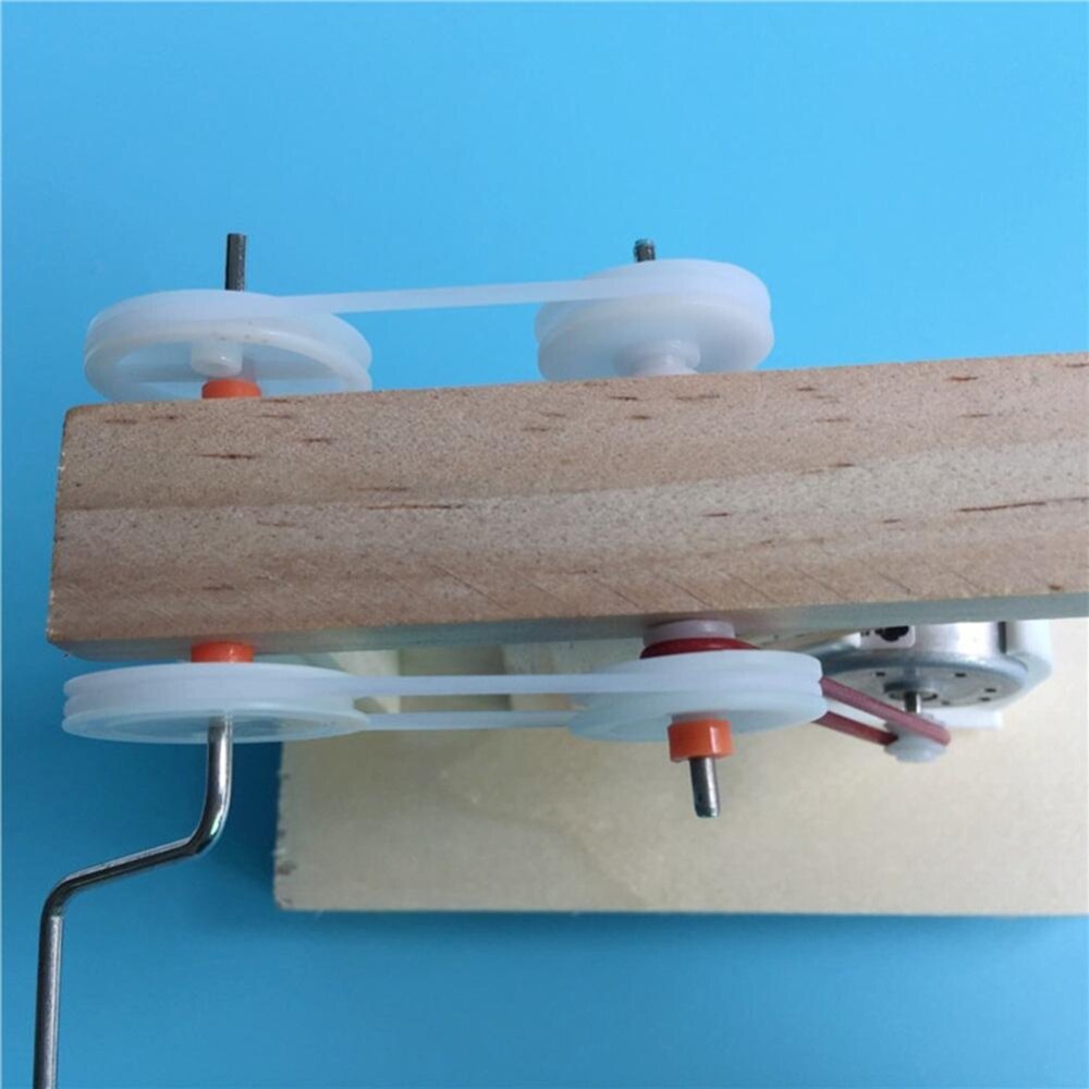 DIY Dynamo Generator Model Wood Invention Science Experiment Assemble Toys