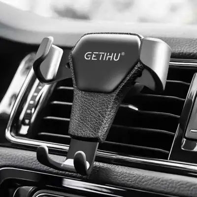 GETIHU Car Holder in Car Metal Gravity Air Vent Clip Mount No Magnetic Phone Holder For SmartPhone Stand Mobile Support Mount