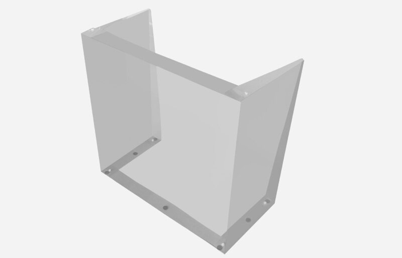 (MALAYSIA READY STOCK) Plastic Table Desk Counter Shield for Office School Canteen Restaurant Easy Assembly DIY