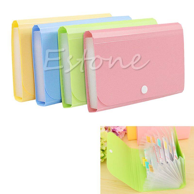 File Document Folder Bag Case Bills Receipts Pouch Card Holder Organizer