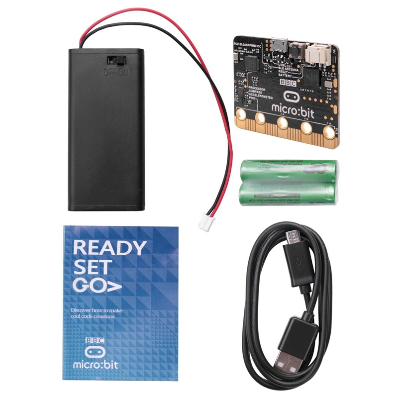 Microbit GO Starter Kit BBC Smart Car kit/Qtruck/python Education ...