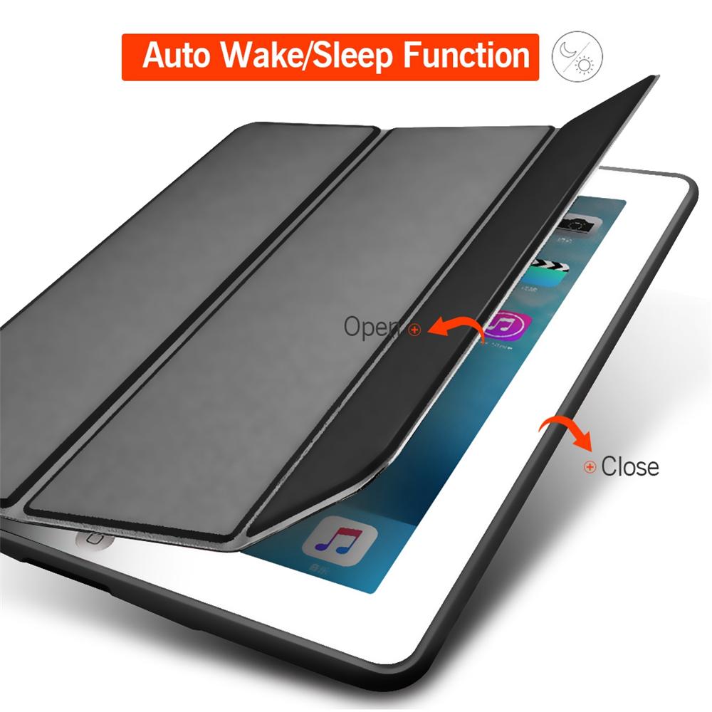 Trường hợp cho iPad 2/3/4 Ốp Lưng Ốp Lưng Mềm Mại Nghiêng của với Tự Động Ngủ/Đánh thức da PU Thông Minh cho iPad 4 3 2 Vỏ Bảo Vệ