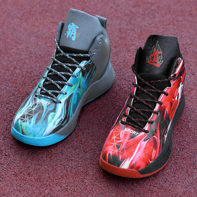 Naimo Basketball Shoes Men High Ankle Protect Safety Basketball Sneaker Professional Cushioning Footwear