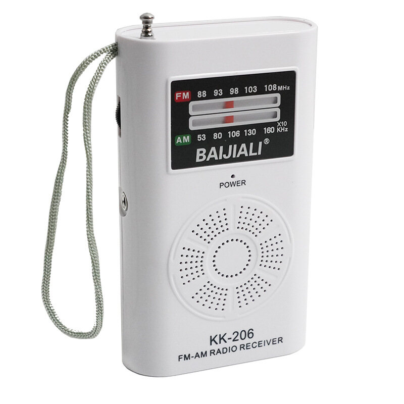 KAIMEIDI Mini portable radio retro pointer radio small multifunctional radio