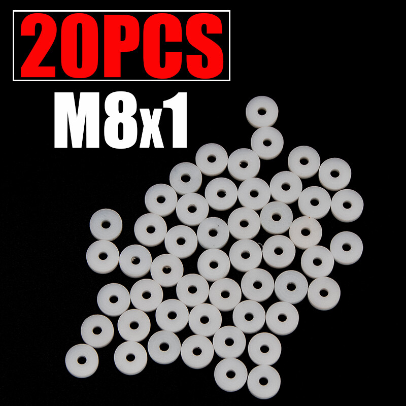 20pcs/50pcs Pneumatics PTFE O-Ring Gasket Air Seal Sealing for High Pressure M10 M8 Mini Gauge Coupler Socket Pcp Fittings