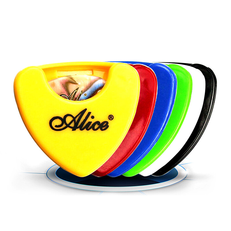 [Civilian] Guitar Pick Holder Plastic Plectrum Case Mediator Storage Self Adhesive