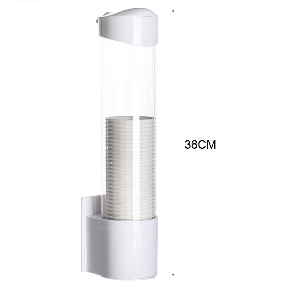 [Chinatera] Plastic Cups Holder Disposable Cup Rack Dust-proof Paper Cups Dispenser