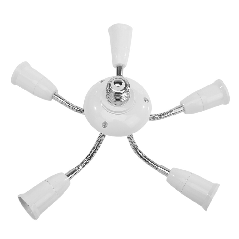 Adjustable E27 Lamp Holder for LED Light Adapter Converter Multi-conversion